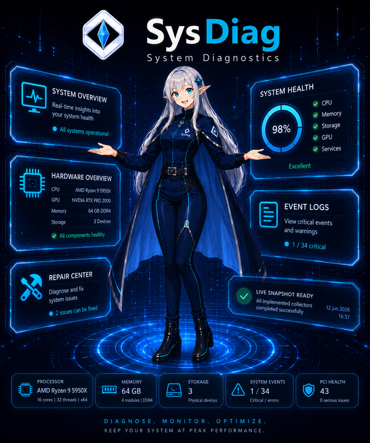 Lurionyx SysDiag vertical product art